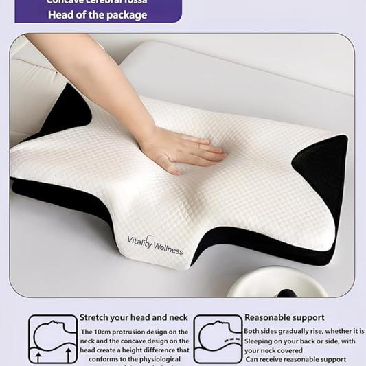 Vitality i Wellness™ Butterfly Pillow Orthopedic