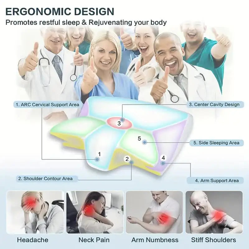 Vitality i Wellness™ Butterfly Pillow Orthopedic