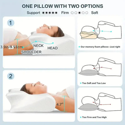Vitality i Wellness™ Butterfly Pillow Orthopedic