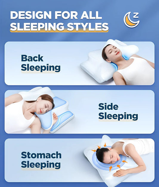 Vitality i Wellness™ Butterfly Pillow Orthopedic